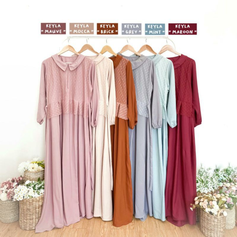 keyla dress by elsire dotty dress