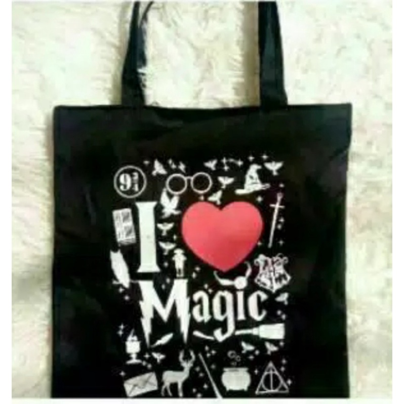 TOTE BAG KANVAS WANITA BERBAGAI MOTIF