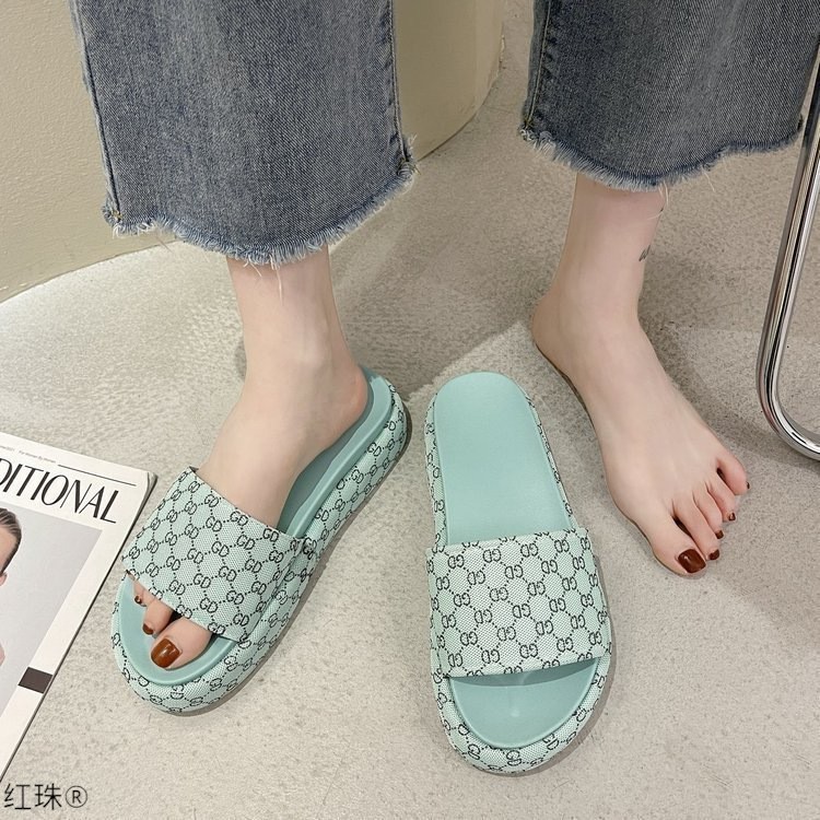 COD BAYAR DITEMPAT!!! 0147 Mesh Printing Slippers