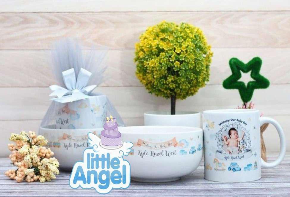 Hamper / Souvenir Bowl & Mug (tulle)