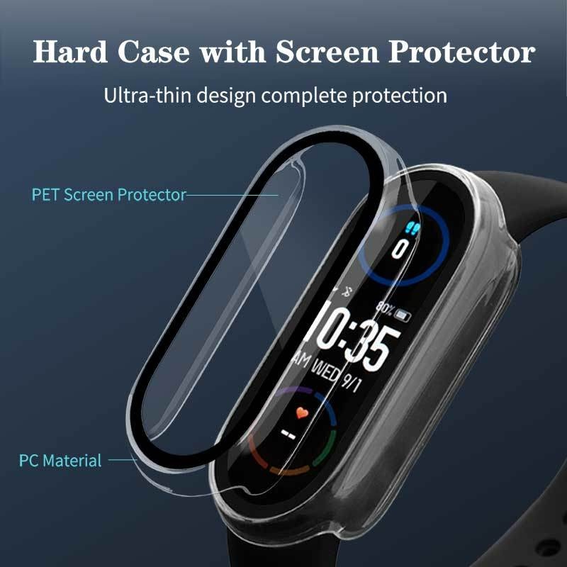 Pelindung Layar Tempered Glass HD Anti Gores Untuk Smartwatch Xiaomi 7