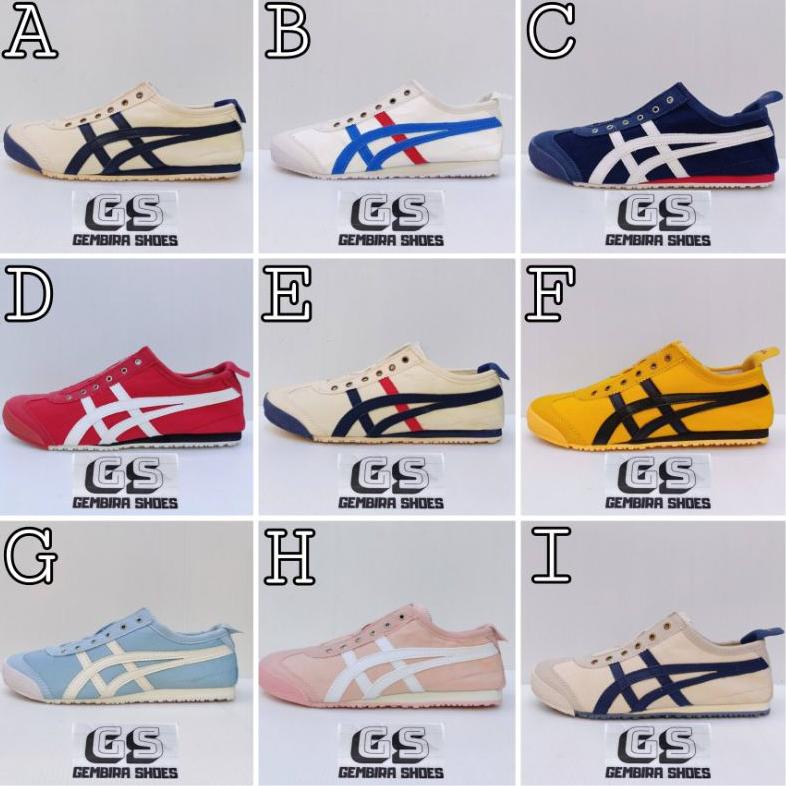 (PROMO GA792) ONITSUKA TIGER SLIP ON 36-44 / BISA COD ✫