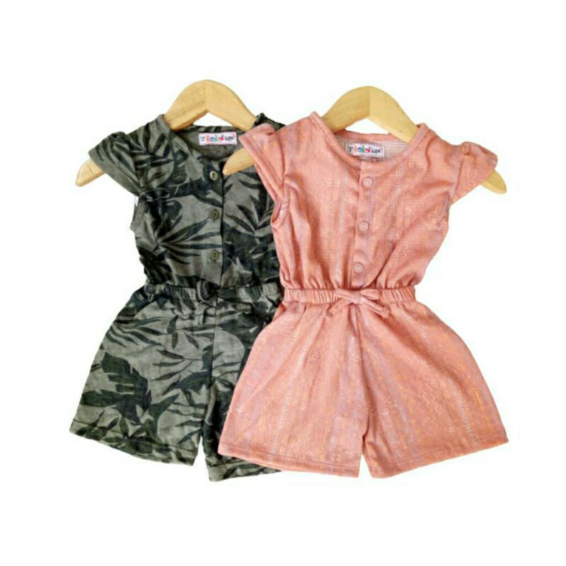 DHEA Jumpsuit pendek 6bln -3tahun GUDANG.CLODI