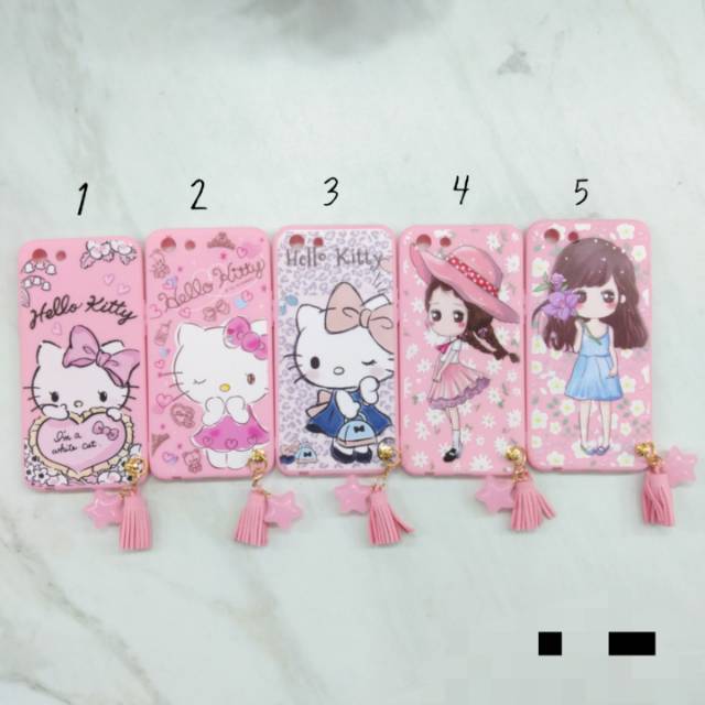 Case pinky cute karakter for oppo a83 / soft silicon phone case oppo a83