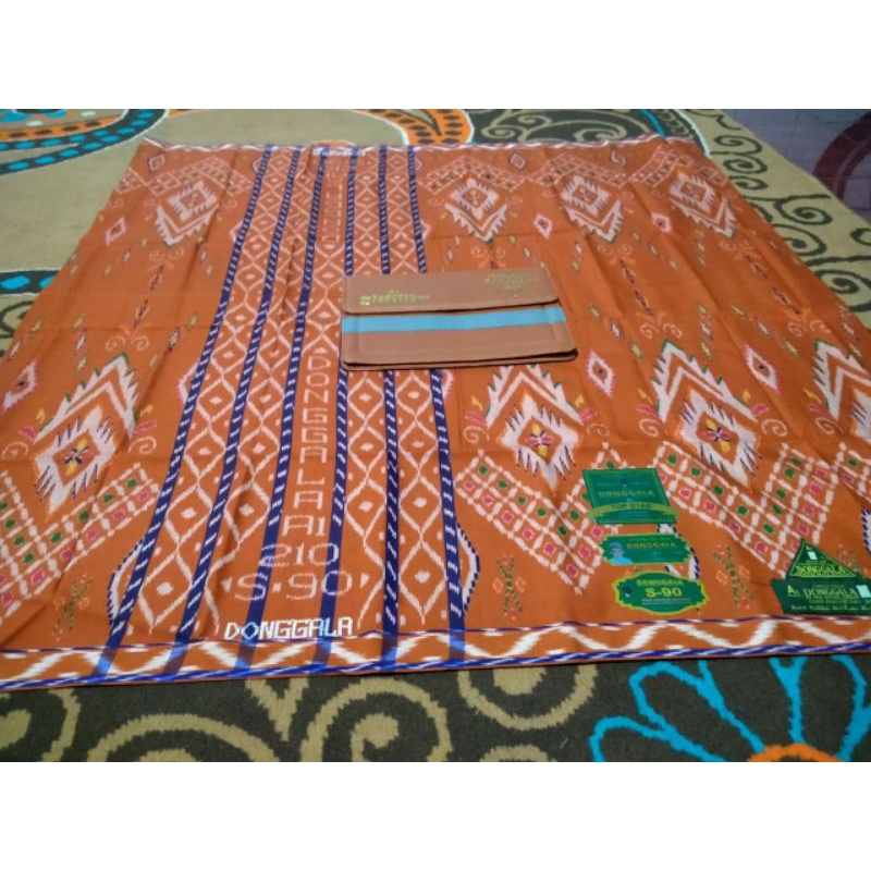 Sarung Donggala S90 full sutra jahit tengah