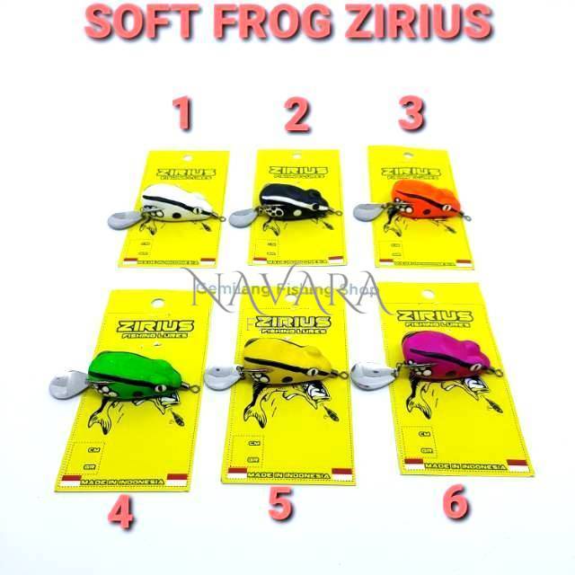 UMPAN SOFT FROG ZIRIUS FLANKKA