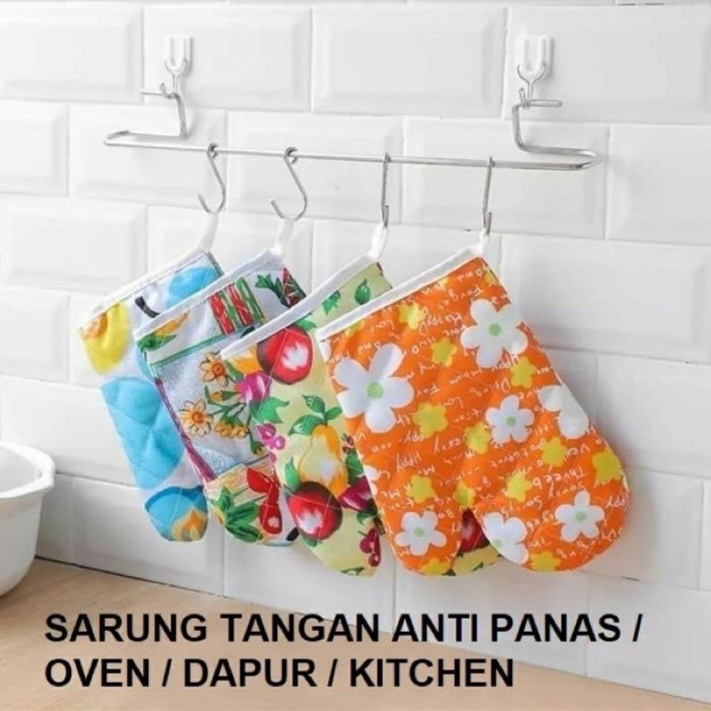 Sarung Tangan Oven Motif/Sarung Tangan Dapur isi 1pcs bukan Sepasang