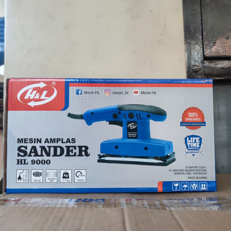 H&amp;L Mesin Amplas Sander Kayu HL9000