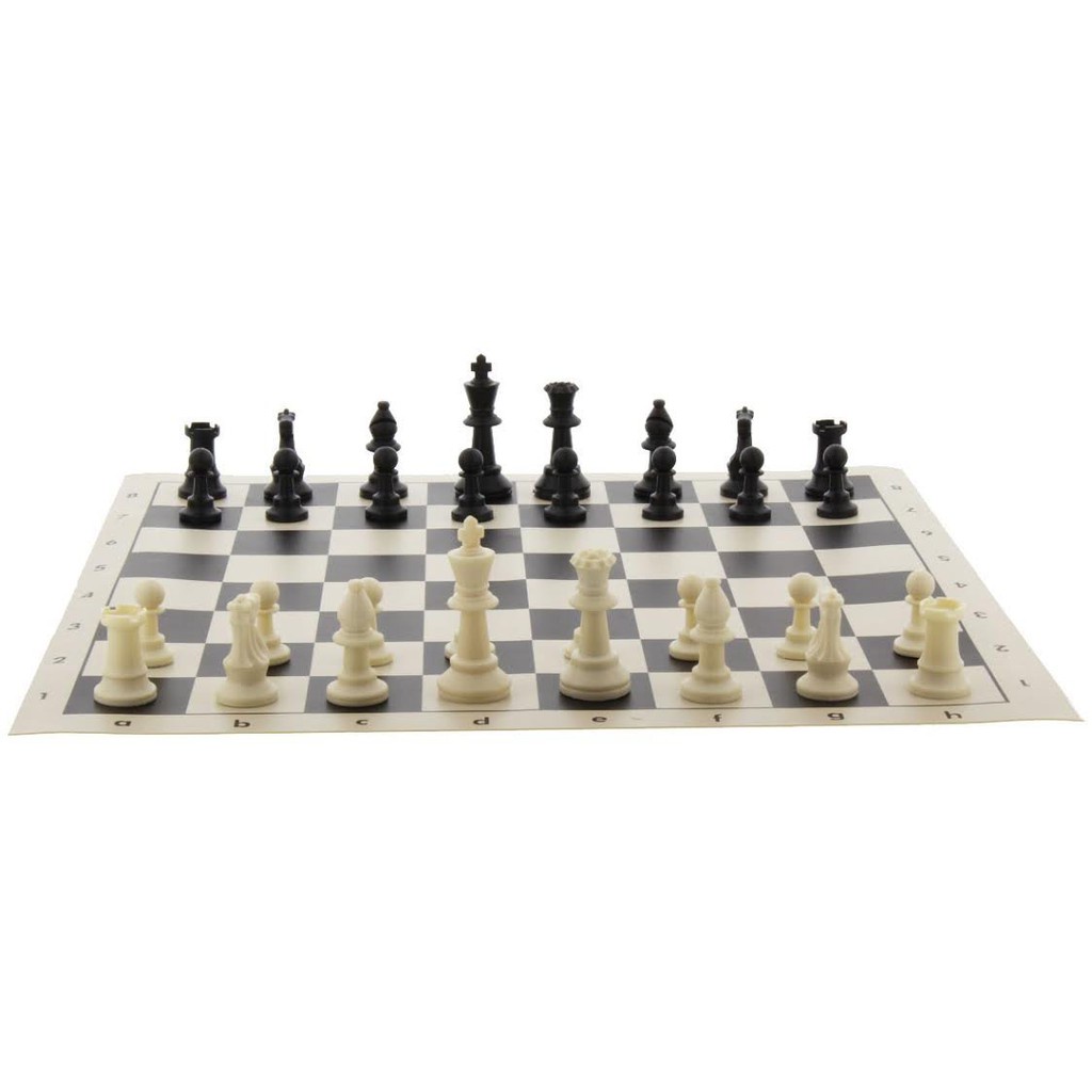 Rolled Travel Chess Set In Tube with Strap L Size - 51 x 8 cm