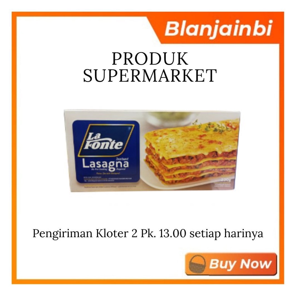 

Lafonte Lasagna 230 gram