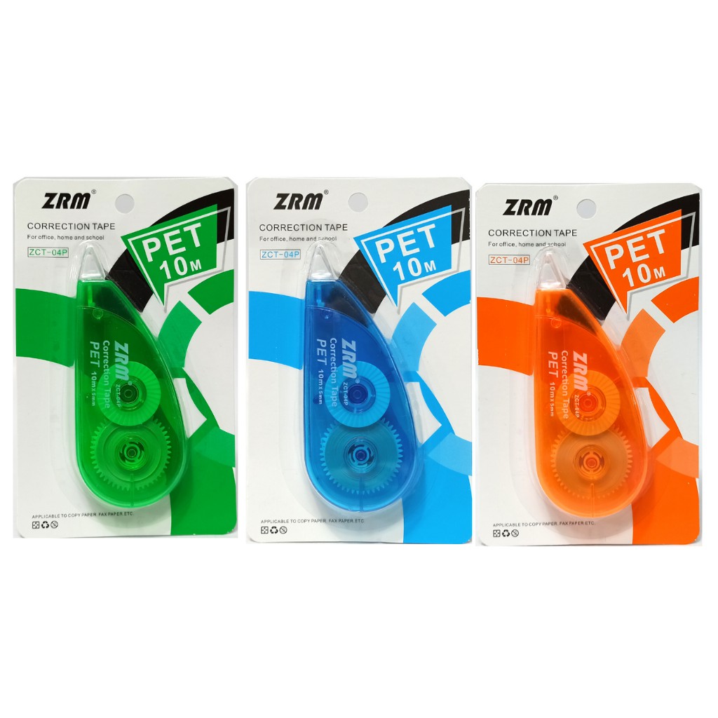 

Tip Ex ZRM Correction Tape 5mm x 10M ZCT-04P