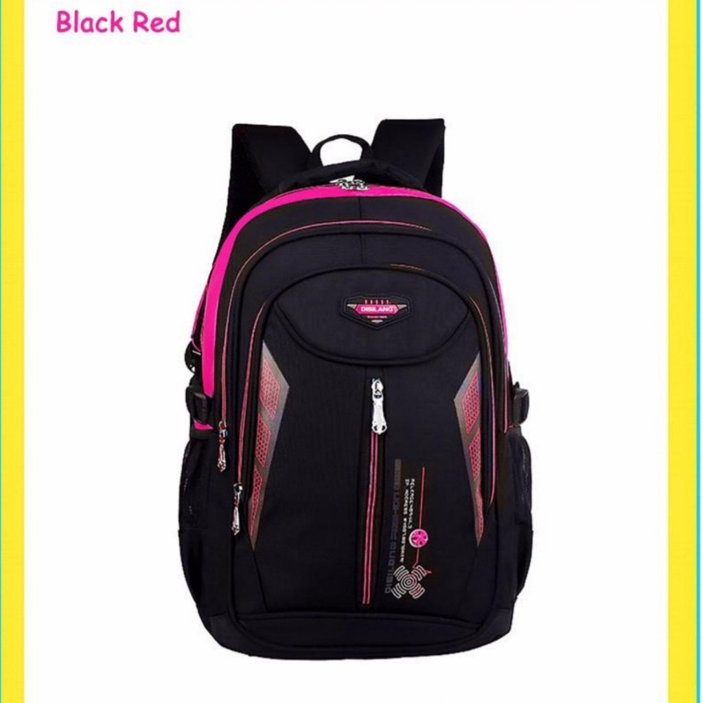 Tas Ransel Laptop Kasual Punggung - Tas Unisex Backpack Distro Besar Up To 15.6 Inch