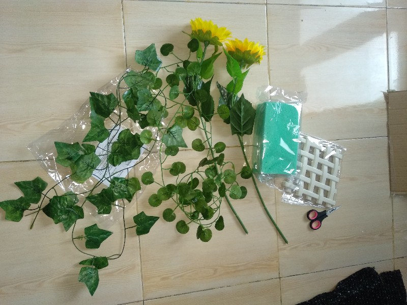 Pot Dinding Vas Dinding Bentuk Wajik Pot Pagar Wajik Pot Pagar Wajik