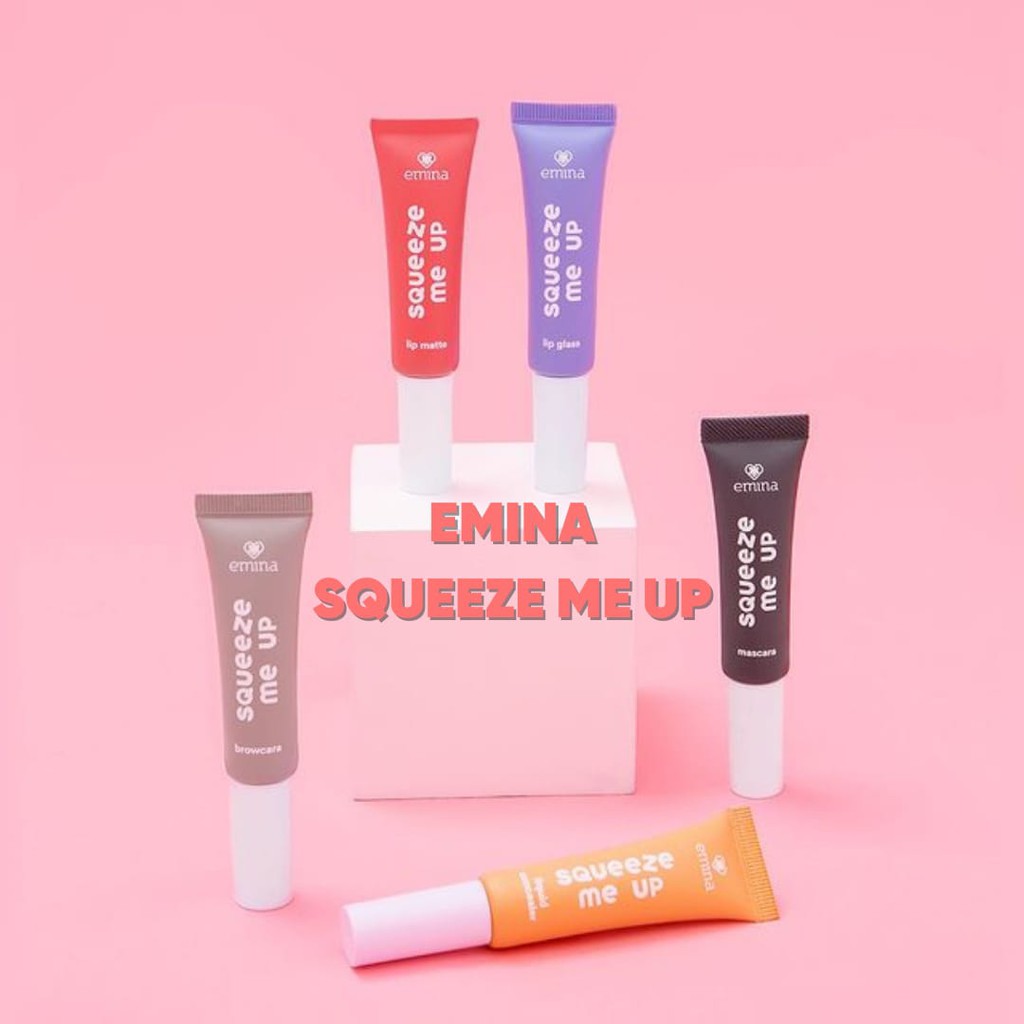 [ SKINHOUSEID ] EMINA SQUEEZE ME UP BROWCARA CONCEALER LIP MATTE | BROWCARA EMINA | CONCEALER | LIP MATTE EMINA | BPOM|