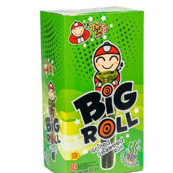 

Tao Kae Noi Grilled Seaweed Big Roll Classic 3.6Gr - 1 Box Isi 12 Roll