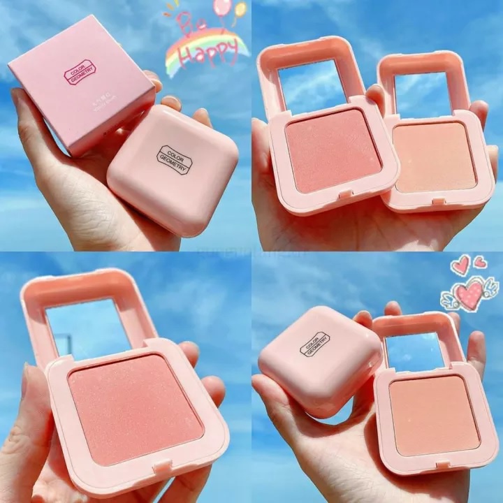 LAMEILA Blush On 3042 / Blush On Korean Lameila Color Geometry Korean Blush On 6 Warna Cantik/Blush On Remaja/Blush on  Murah BARANG READY