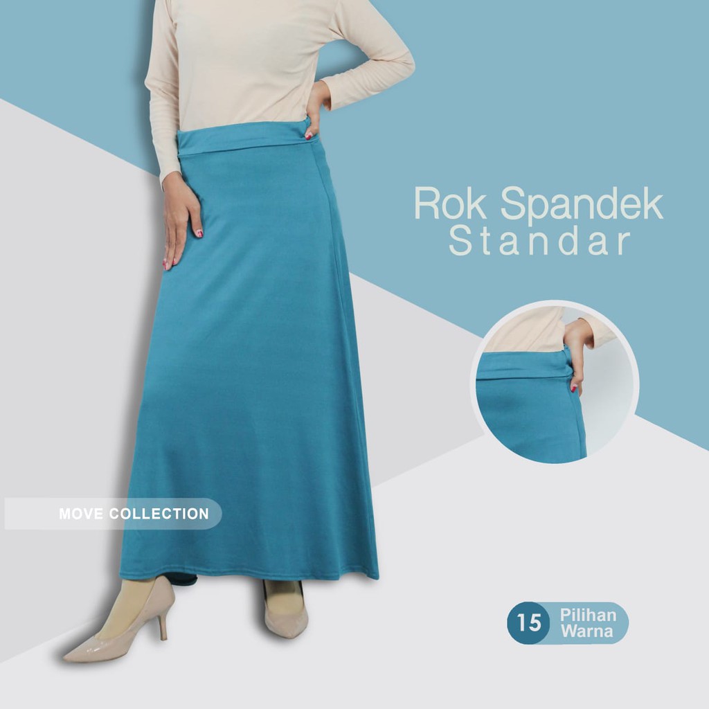 Rok Jersey Murah Nyaman Maxi Skrit Standar