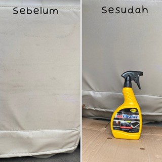 Pembersih sofa, bekas stiker Winn Autocare All in One supercleaner