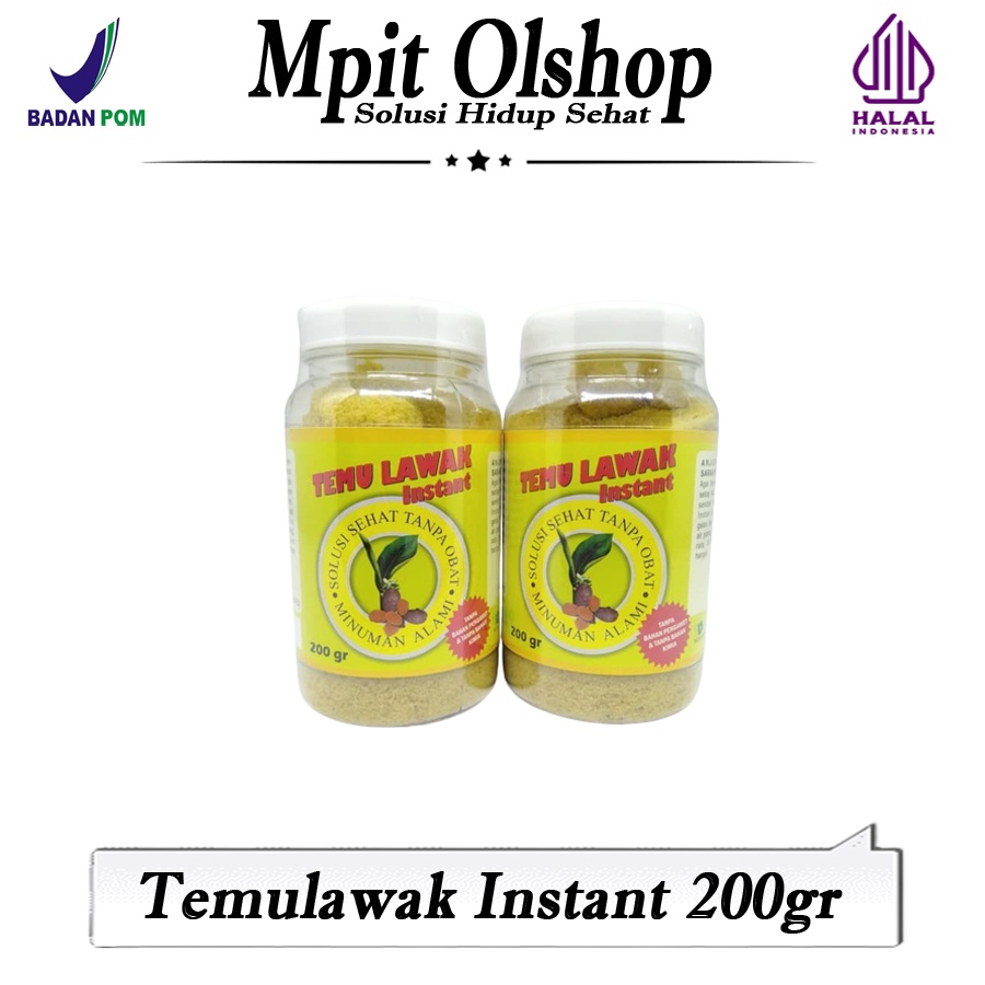 

TEMU LAWAK INSTANT isi 200 gram TOGA NUSANTARA TEMULAWAK