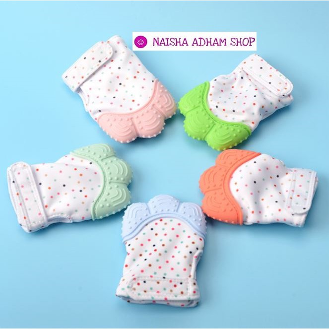 Baby Mitten / Teether Sarung Tangan Bayi / Gigitan Bayi