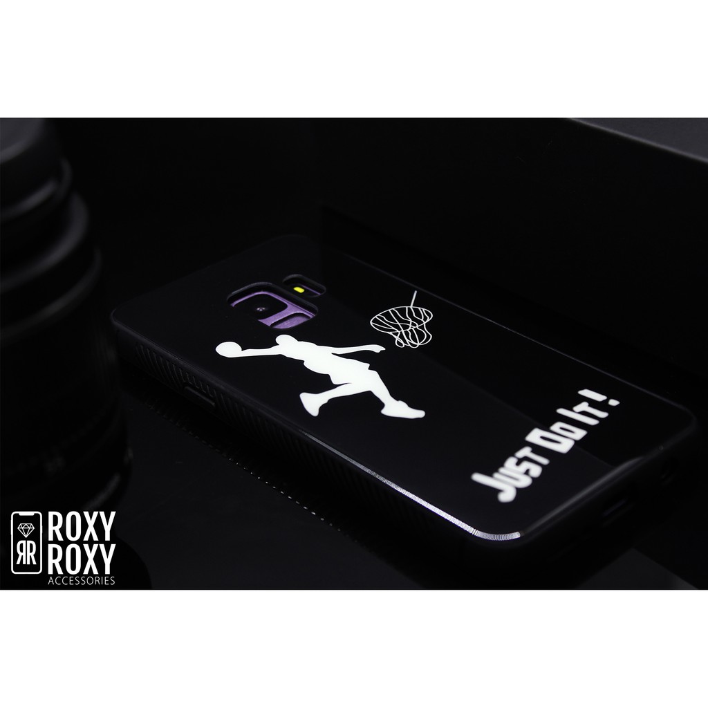 Glass Case Glow In the Dark Samsung A6 A6 Plus A7 2018 A8 Star