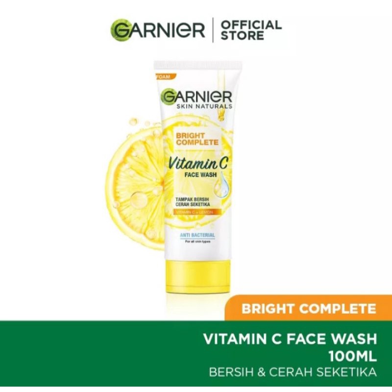 Jual GARNIER Pencuci Muka/Sabun muka Garnier Face wash 100ml Shopee