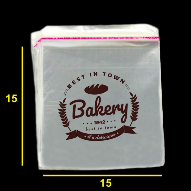 sablon plastik roti/ plastik opp uk. 15x15