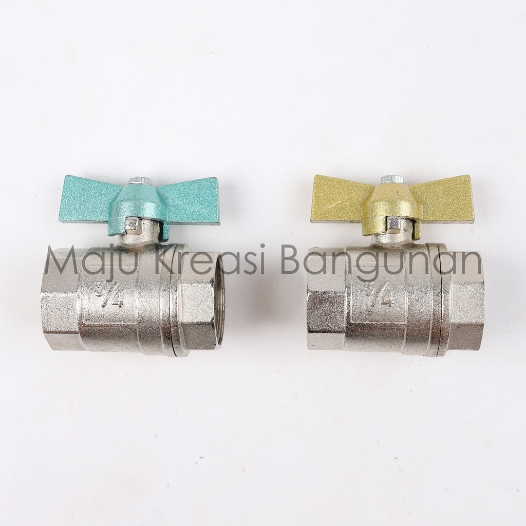 Ball Valve Exito 3/4&quot; Inch Inci Drat Dalam Stop Kran Keran Air 3/4Inch 3/4Inci