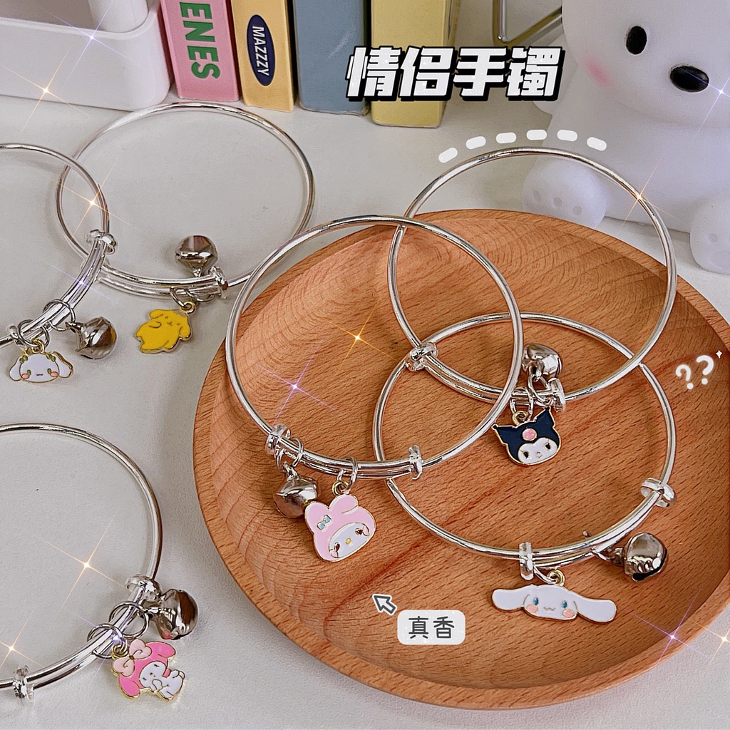 Gelang Giok Desain Kartun Sanrio Hello Kitty Melody Untuk Wanita