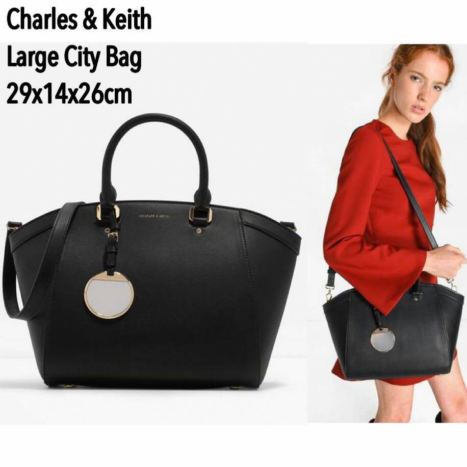 TAS CHARLES AND KEITH LARGE CITY BAG ORIGINAL