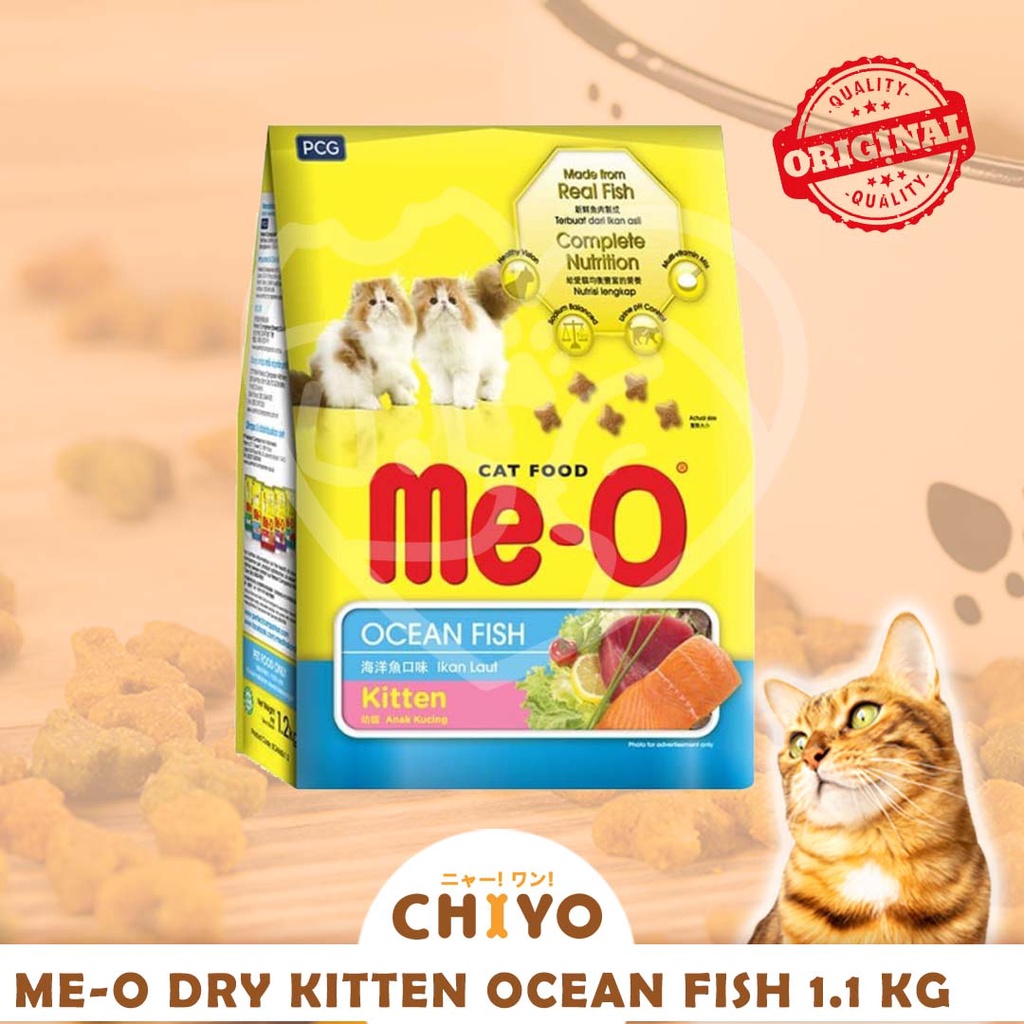 MEO DRY KITTEN OCEAN FISH 1.1KG [ MAKANAN KUCING KERING ]