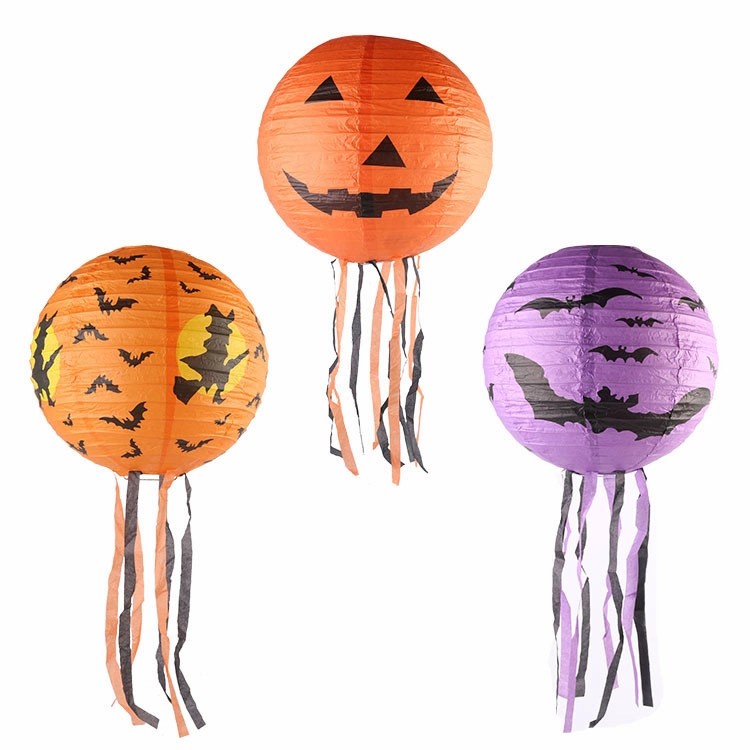 Lampion Halloween Jack O Lantern Dekorasi Haloween Labu Witch Dekor