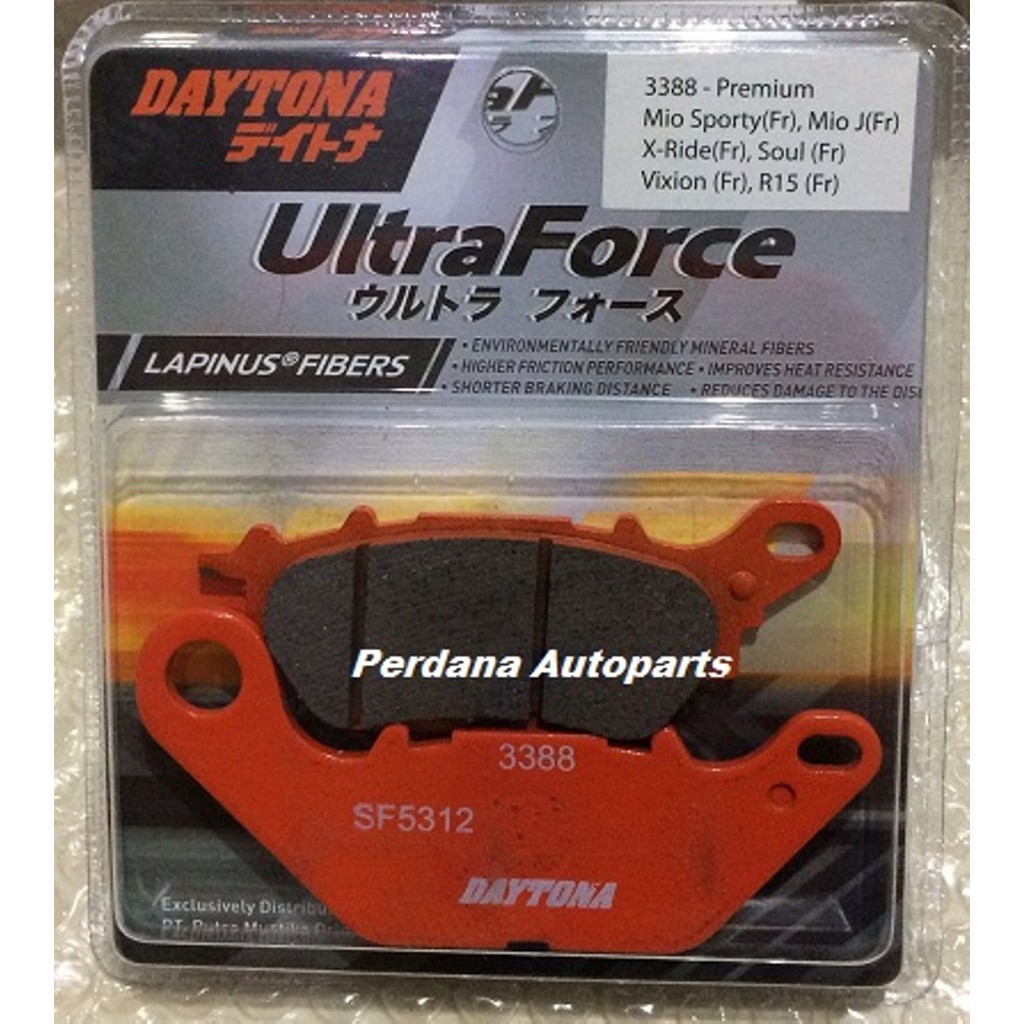 Kampas Rem Depan Vixion NVL Yamaha DAYTONA 3388 oke