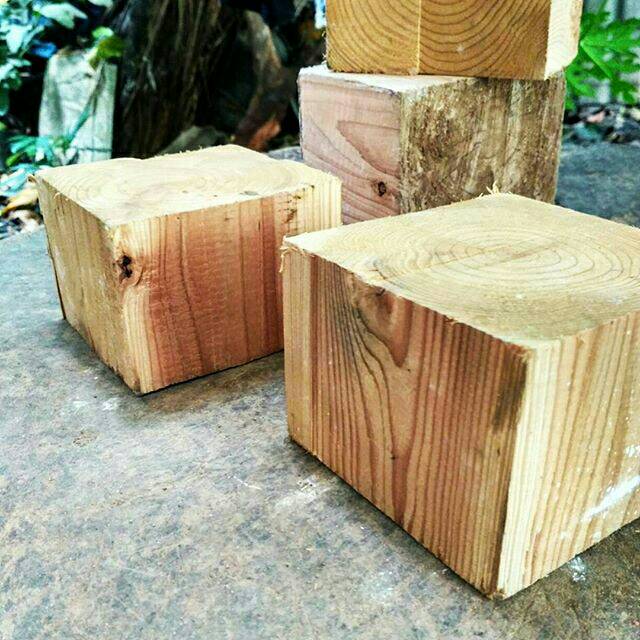  Balok  Kayu  Mahoni Ukuran  10cmx10cmx10cm Shopee Indonesia