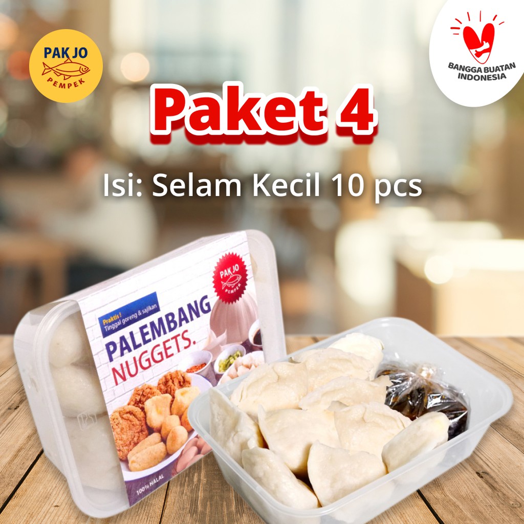 

Pempek Pak Jo (Paket 4)/Pempek Pakjo/Pempek Palembang/Pempek Enak