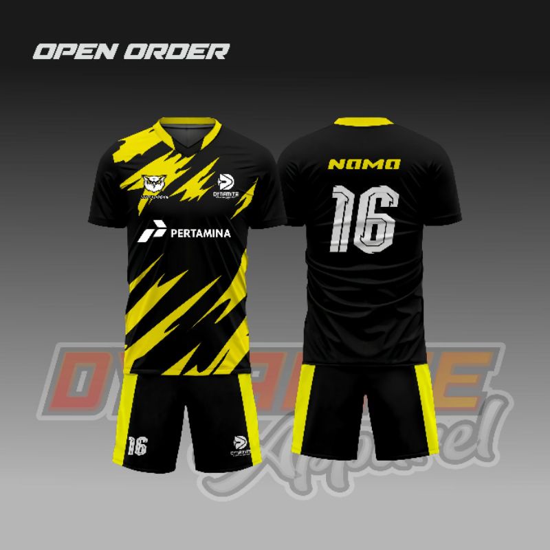 Promo Jersey Custom Sepak Bola Baju Futsal Bahan Berkualitas Geratis Tambah Nama Logo Nomor Full Printing Bisa Satuan Shopee Indonesia