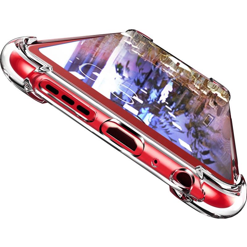 Slim Hybrid Crystal Clear TPU Pelindung Case Untuk Samsung Galaxy S10 S9 S8 S7 S6 Plus Note10 Note9