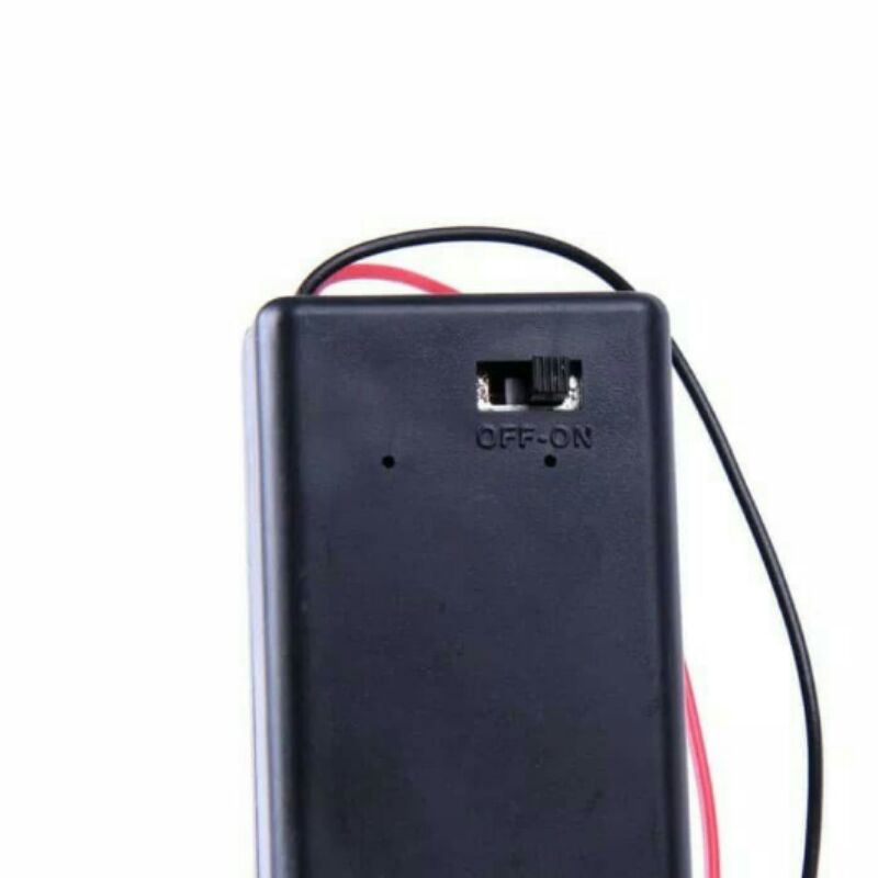 Battery holder 9 Volt Tempat Batrei 9 Volt With Cover Rumah baterai 9V