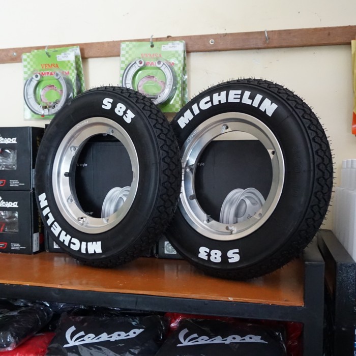 Pneumatico Tubeless Vespa Gomme Ape 50 100 90 10 Pneumatico 3.00-10 42J Per Vespa 50 Special Copertone Resistente - 3