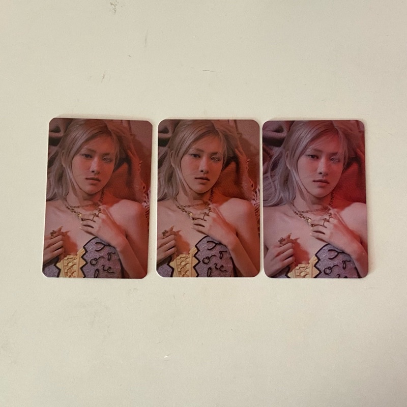 Photocard Pc Rose -R- first single album benefit Ktown4u & apple music
