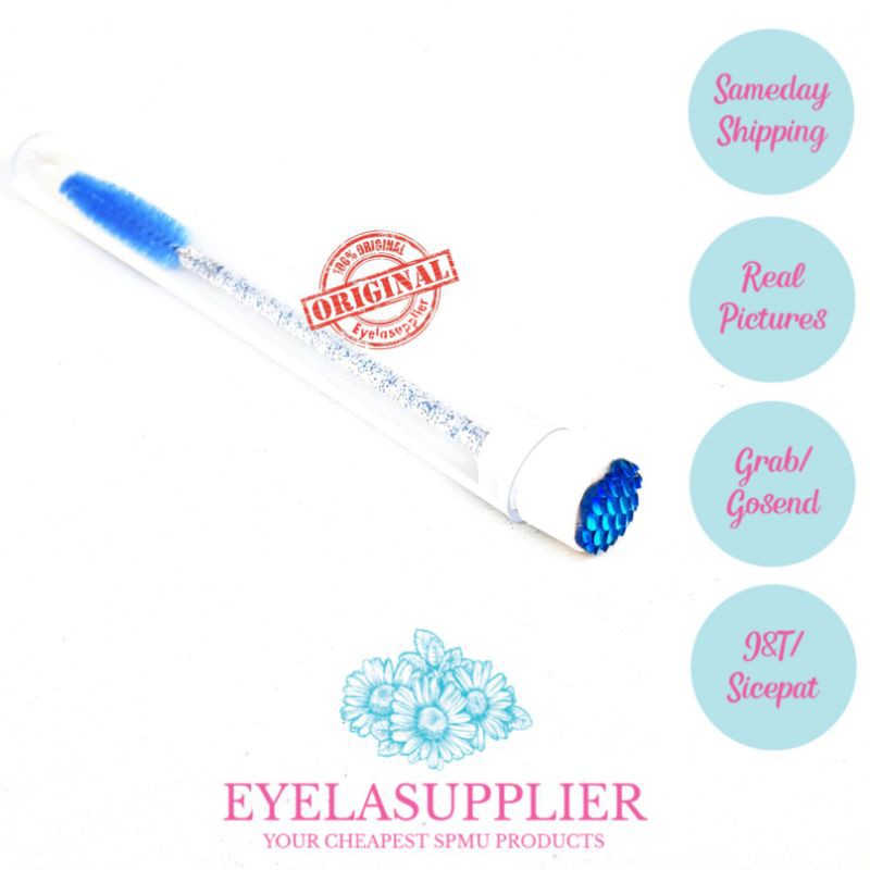 mascara wand glitter dengan tabung with TUBE sisir bulu mata disposal kuas brush maskara