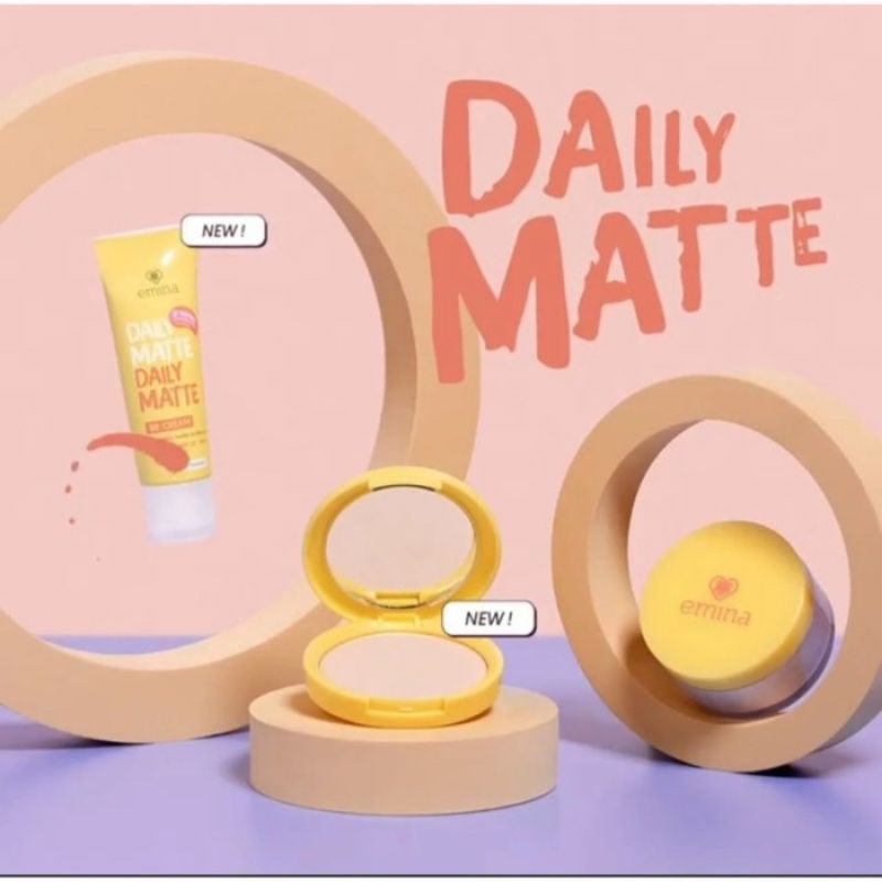 EMINA Daily Matte Loose Powder 20g | BB Cream | Compact Powder - Bedak Tabur | Padat