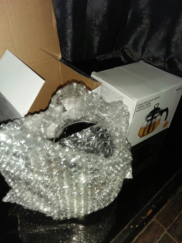 Miniso Teko Kaca 700ml Glass Teapot Infuser Ketel Teh Aman Tea Pot