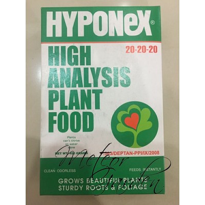 HYPONEX 20-20-20 PUPUK BUNGA, BUAH, BATANG DAN AKAR 450gr