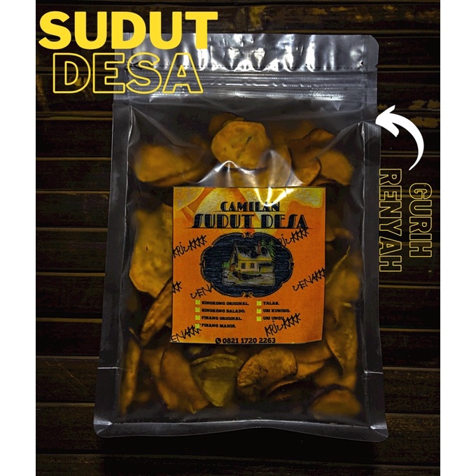 

Keripik Ubi Ungu dan Orange SUDUT DESA (200gram) Gurih, Renyah, Manis. MURAH LEBAY