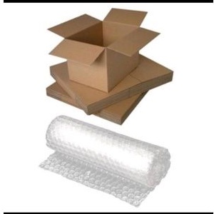 

Packing kardus & Bubble wrap extra