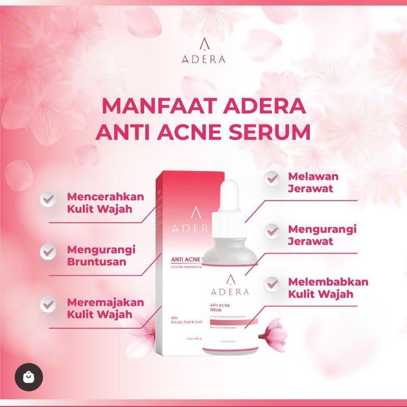 ADERA DARKSPOT SERUM Menghilangkan Flek Hitam, Keriput, dan Bekas Jerawat di Wajah Wanita dan Pria Sudah BPOM 100% Ori / Adera Serum Wajah Glowing Putih Bersih Bebas Jerawat Kusam Flek Bintik Hitam Terdaftar BPOM