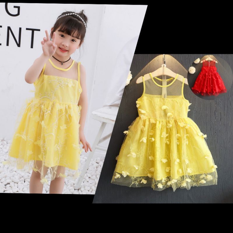 Dress anak import 1-3 tahun