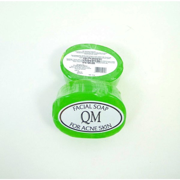 QM FACIAL SOAP FOR ACNE SKIN ORIGINAL BPOM-SABUN QM BPOM
