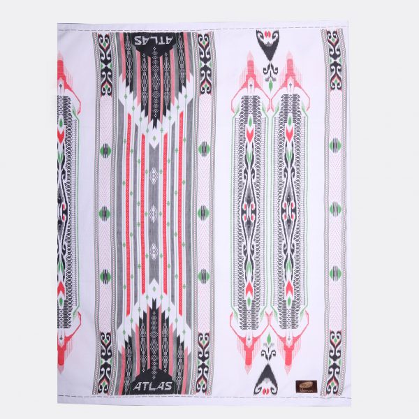 Sarung ATLAS Idaman 555 Harmoni Motif BHS MPM Putih Merah